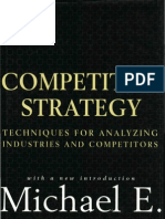 Competitive Strategy:Techniques for Analyzing Industries and Competitors