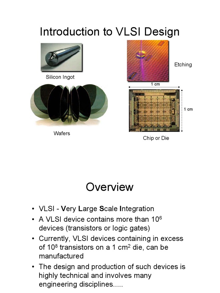 An Introduction to the VLSI Design Process: From Concept to