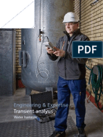 Engineering & Expertise Transient analysis prevents water hammer