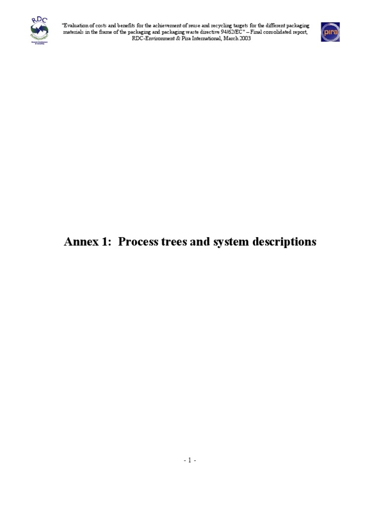 Cost-Benefit Analysis of Packaging Recycling | PDF | Recycling | Waste ...