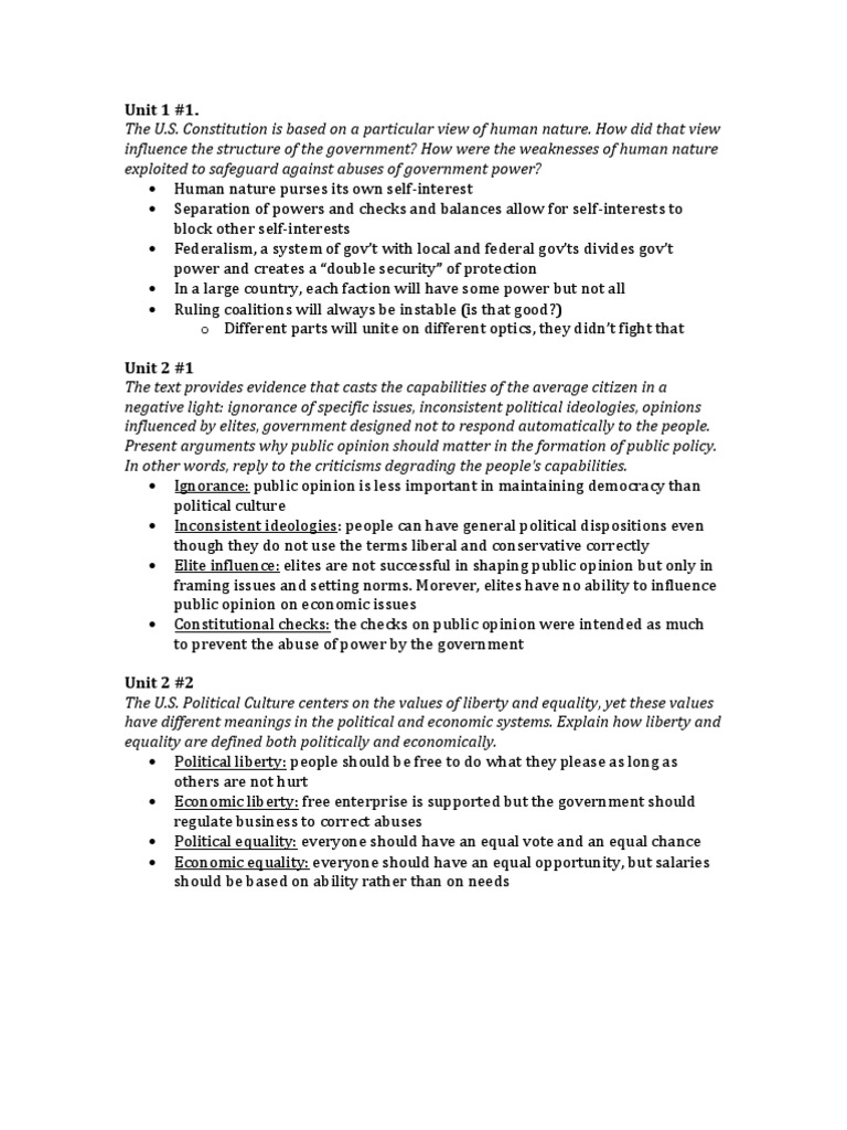 us government essay