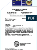 DBPJ Stock Holding, LLC - Notice of Pending Administrative Dissolution