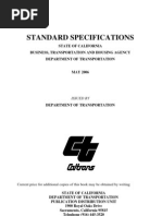 Caltrans STANDARD SPECIFICATIONS