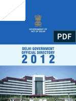 Delhi Government Telephone Directory 2012