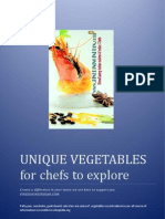 Free Ebook On Unique Vegetables For Chefs