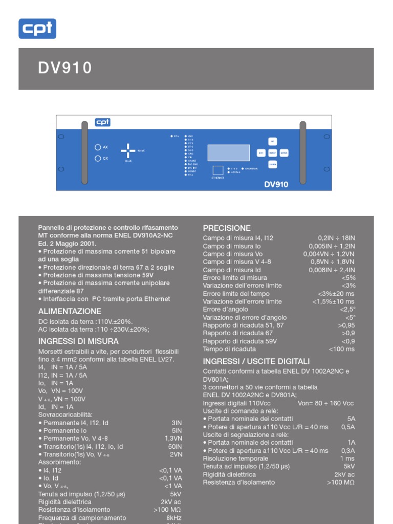 DV910 | PDF