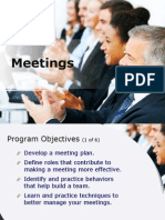 Running Effective Meetings Guide