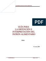 Guia Patron Alimentario PDF