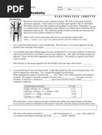 Download AP Chem Electrolysis Lab by Hannah Staats SN122694627 doc pdf