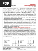 NAB Business Survey December 2012