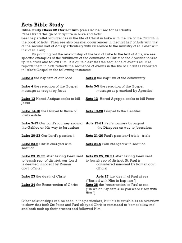 Luke and Acts: Apostolic Connections | PDF | Acts Of The Apostles ...