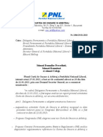 Curtea de Onoare Şi Arbitraj A PNL Acuză Conducerea Partidului de Abuz Şi Încălcarea Statutului