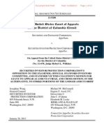 SIPC's Opposition to Amicus filed by the Stanford Victims Coalition, Investors Committee and the Examiner--Filed Jan. 28, 2013