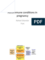 Autoimmune Conditions in Pregnancy