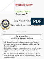 Network Security & Cryptography lecture 7