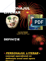 0personajul Literar