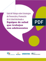 Guía de trabajo sobre estrategias de Prevención y Promoción de la Salud...