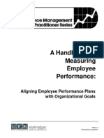 A Handbook For Measuring Employee Performance