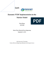 Dynamic PTDF Implementation in The Market Model