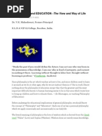 philosophy and education