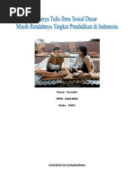 Download KARYA TULIS ILMU SOSIAL DASAR MASIH RENDAHNYA MUTU PENDIDIKAN DI INDONESIA by Imel Kamelia SN122769641 doc pdf