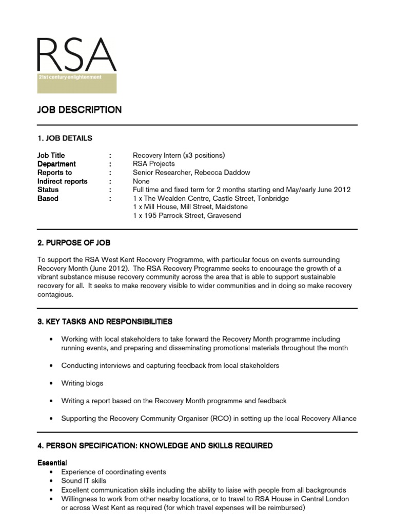 Job Description Job Description Job Description Job Description | PDF