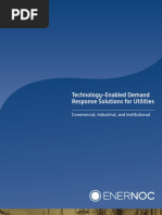 Download EnerNOC Technology-Enabled Demand Response and Energy Solutions for Utilities by EnerNOC SN12277522 doc pdf