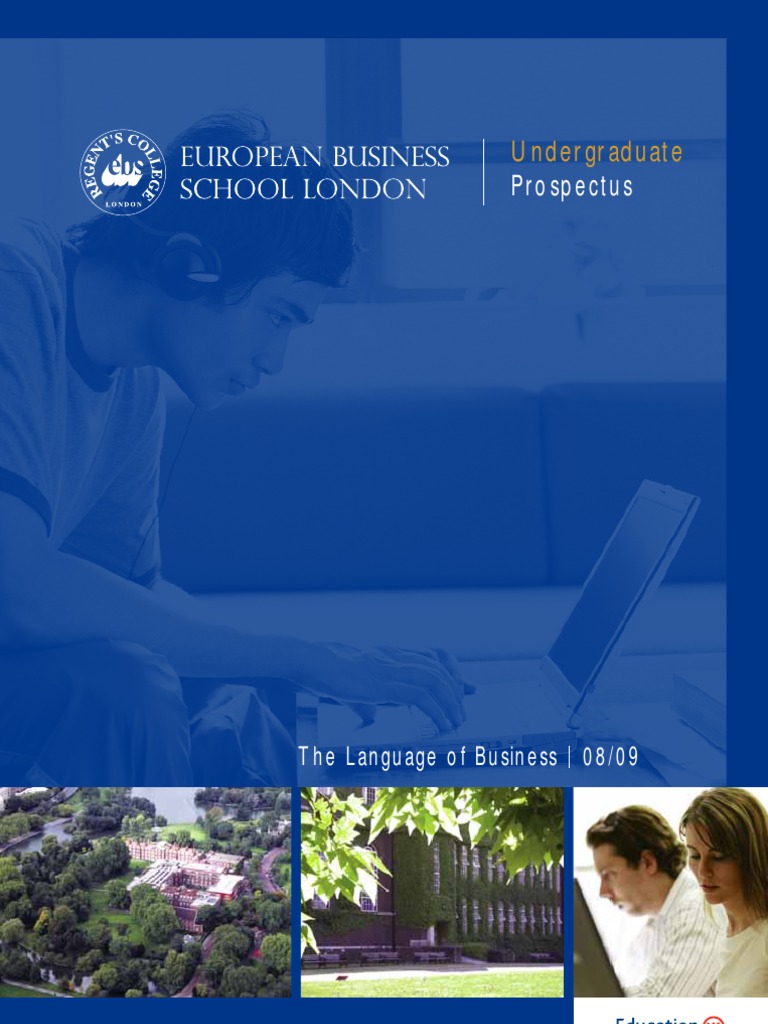 EBS London Undergraduate Prospectus | PDF | Postgraduate Education |  Academic Degree