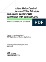 AC Induction Motor Control Using Constant V-F Principle and SVPWM With DSP TMS 320C240