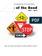 North Dakota - Rules of the Road - Drivers Manual 2013