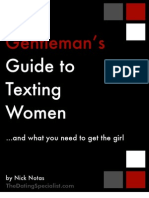 The Gentlemans Guide To Texting Women