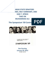 Arkansas State Senators Mutt Jones, Milt Earnhart and Dan Sprick take on Muhammad Ali: The Symposium '69 Controversy