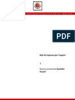 Reti di imprese per l'export . 3 - Danno veramente benefici fiscali?