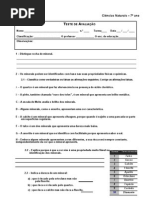 28169033 Ciencias Naturais Teste Sobre Minerais e Rochas