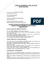 Manual para Desarrollo de Investigacion NCPP y PNP