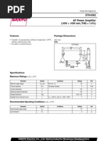 STK3062 Sanyo Ic Audio Amplificatore di Potenza Modulo SIP-15 ' UK