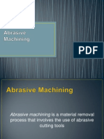 Abrasive machining