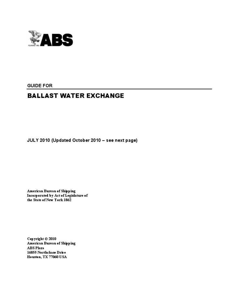 Ballast Water | PDF