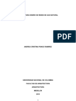 Manual para diseño de redes de gas natural