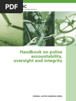 UNODC: Police Accountability, Oversight and Integrity