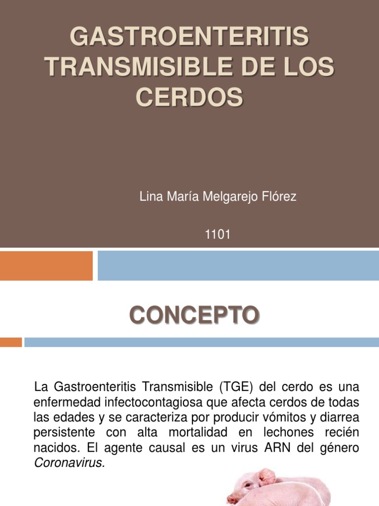 Gastroenteritis Transmisible en Cerdos | PDF | Virus | Diarrea