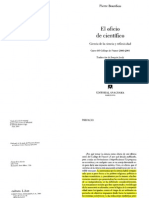 El Oficio de Científico de Pierre Bourdieu