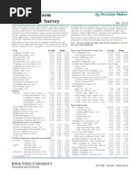 2025 Iowa Farm Custom Rates Overview | PDF | Agriculture | Farms