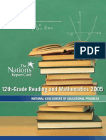 12th-Grade Reading and Mathematics 2005: National Assessment of Educational Progress