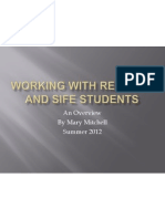 working with sife and refugee students