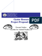 Oyster Research Project Proposal