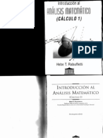 Analisis Matematico (Calculo1) - Rabuffetti - en Español