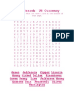 word search us currency