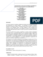 Análisis de Elementos Que Intervienen en El Proceso de Enseñanza Aprendizaje