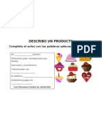 Español - Describo Un Producto